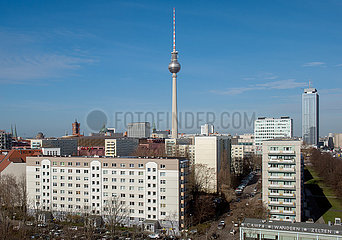 Berlin  Deutschland - Das Stadtzentrum von Berlin-Ost