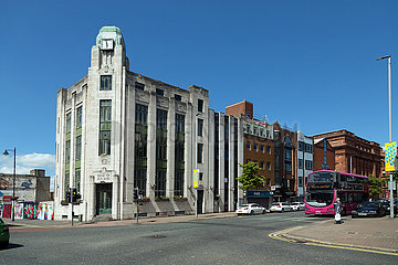 Grossbritannien  Nordirland  Belfast - Bank of Ireland im Stadtzentrum. Sie ist eine irische Bank mit Konzernzentrale in Dublin