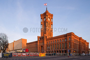 Berlin  Deutschland - Das Rote Rathaus