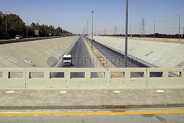 Riad  Saudi-Arabien  Autobahn