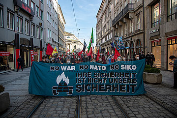 Protest gegen die Münchner Sicherheitskonferenz