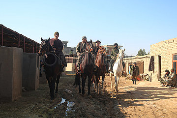 AFGHANISTAN-Shiberghan-Pferdezucht