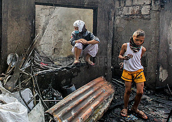 PHILIPPINEN-MANILA-FIRE