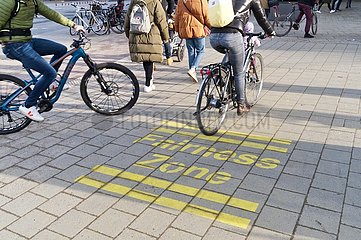 Fairness-Zonen für Radfahrer und Fußgänger