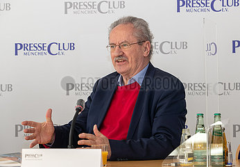 Walter Zöller und Christian Ude bei einer Pressekonferenz