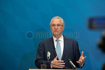 Bayerns Innenminister stellt die Polizeiliche Kriminalitätsstatistik vor