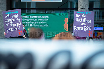 Demo zum internationalen Frauentag in München