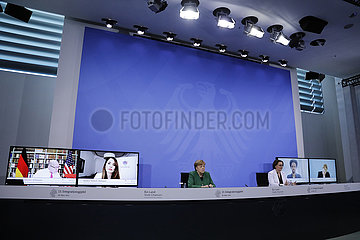 Pressekonferenz zum Thema 13. Integrationsgipfel   Bundeskanzleramt  9. Maerz 2021