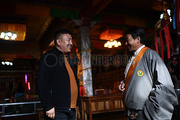 CHINA-QINGHAI-YUSHU-Traditionelle Tibetische dorfess-PRESERVER (CN)