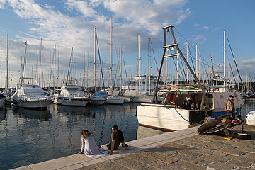 Kroatien  Pula - Yachthafen