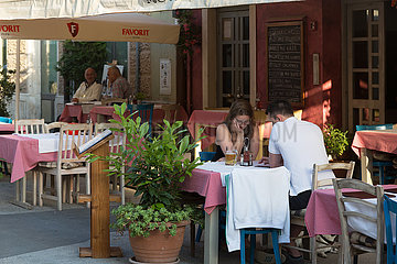 Kroatien  Pula - Restaurant im Stadtzentrum