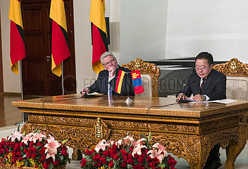 Gauck + Elbegdorj