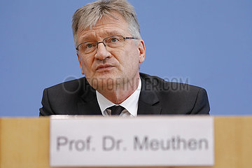 Bundespressekonferenz zum Thema: AfD- Auswirkungen der Landtagswahlen in Baden-Wuerttemberg und Rheinland-Pfalz auf die Bundespolitik