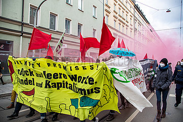 No more empty promises: Demo zum globalen Klimastreik in München