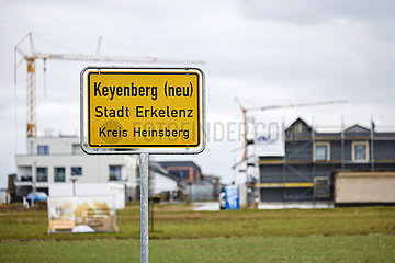 Keyenberg (neu)  Neubau Umsiedlungsstandort fuer Keyenberg  Kuckum  Unterwestrich  Oberwestrich und Berverath  Erkelenz  Nordrhein-Westfalen  Deutschland