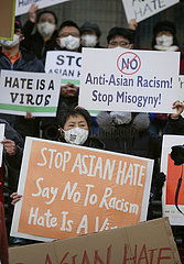 KANADA-VANCOUVER-RALLY-STOP-ASIAN HATE