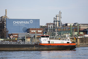 Bayer Werk  Chempark  Leverkusen  Nordrhein-Westfalen  Deutschland