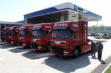CHINA-HEBEI-TANGSHAN-wasserstoffbetriebenen Lastkraftwagen (CN)