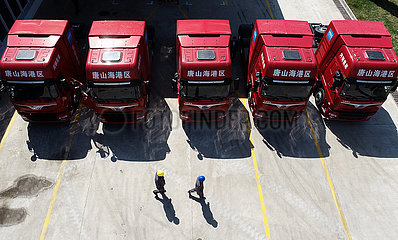 CHINA-HEBEI-TANGSHAN-wasserstoffbetriebenen Lastkraftwagen (CN)