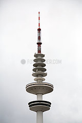 Deutschland  Hamburg - Der 276  5 Meter hohe Fernsehturm in St.Pauli heisst Heinrich-Hertz-Turm und wird in Hamburg auch Telemichel genannt