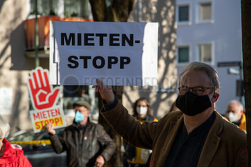 Protest für Mietenstopp in München