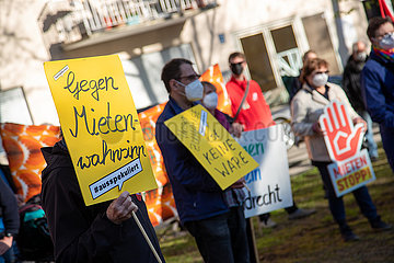 Protest für Mietenstopp in München