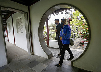 KANADA-VANCOUVER-DR. Sun Yat-sens Classical Chinese Garden-WIEDERERöFFNUNG