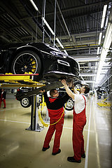 Car Production At Porsche Plant Leipzig