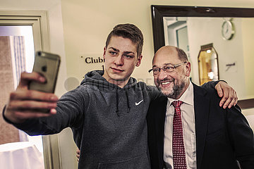 Martin Schulz campaigns in Hannover