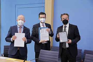 Bundespressekonferenz zumThema: FDP: Verfassungsbeschwerde gegen das Infektionsschutzgesetz