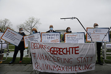 Tag der Pflege  Demonstration vor dem Bundeskanzleramt