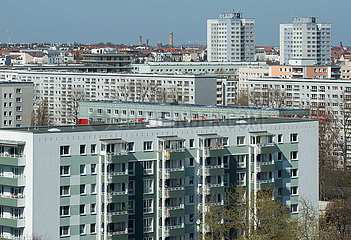 Berlin  Deutschland  Mitte - Wohnbebauung in der City Ost