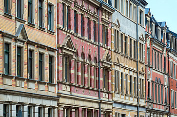 Dresden  Deutschland - Gründerzeit-Fassaden im Stadtteil Pieschen