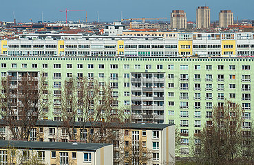 Berlin  Deutschland  Mitte - Wohnbebauung in der City Ost