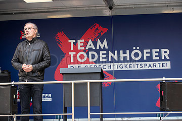 Kundgebung vom Team Todenhöfer in München