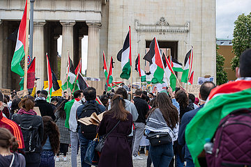Free Palestine / Save Sheikh Jarrah Kundgebung in München