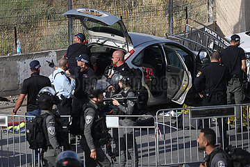 MIDEAST-JERUSALEM-CAR RAMMING ATTACK