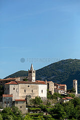 Kroatien  Plomin - Das mittelalterliche Plomin an der Stelle einer illyrisch-liburnischen Siedlung und des roemischen Flanona
