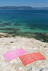 Kroatien  Rabac - Strand in Rabac an der Adria