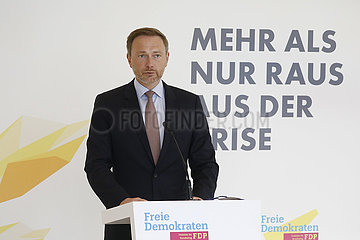 Pressekonferenz vor Beginn der Sitzung der FDP-Bundestagsfraktion  Bundestag