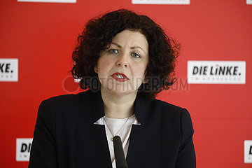 Pressekonferenz vor Beginn der Sitzung der Linken-Bundestagsfraktion  Bundestag