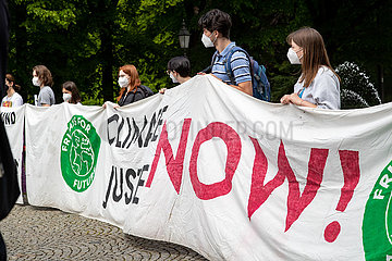 Fridays for Future demonstriert für das 1 5-Grad-Ziel in München