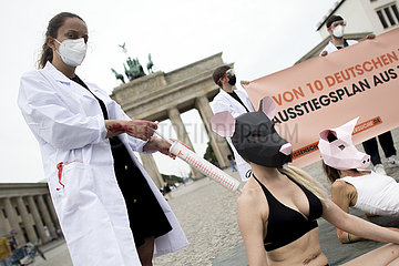 Demo gegen Tierversuche