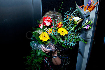 Saengerin Helene Fischer - Livesendung Preisverleihung Die Krone der Volksmusik 2012 aus der Stadthalle Chemnitz