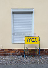Berlin  Deutschland - Geschlossenes Yoga-Studio