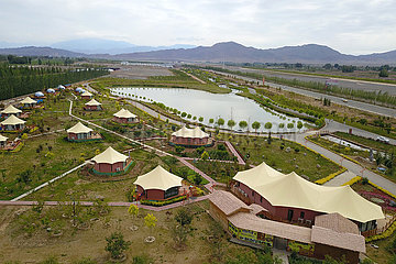 CHINA-GANSU-Linze-ökologisches Umfeld (CN)