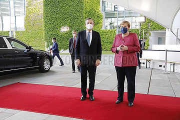 Bundeskanzleramt - Treffen Merkel Draghi