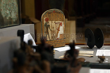 ÄGYPTEN-KAIRO-ägyptisches Museum-MUSICAL INSTRUMENTS-AUSSTELLUNG-WORLD MUSIC DAY