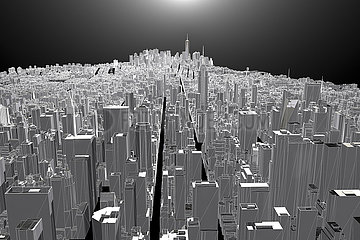 CGI Visualisierung: Manhattan  New York