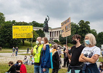 Protest gegen das Polizeiaufgabengesetz ( PAG ) in München